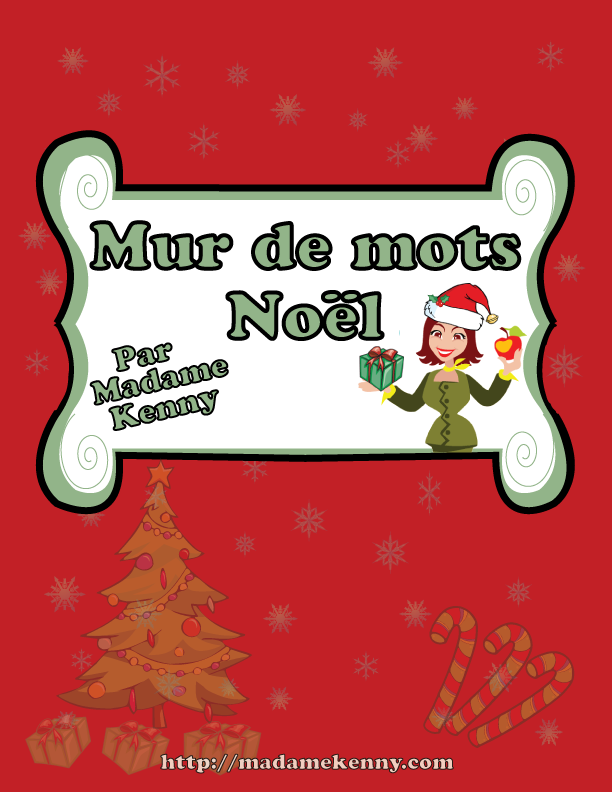 Mur de mots Noël