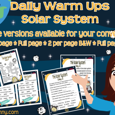 Science Daily Warm Ups The Solar System