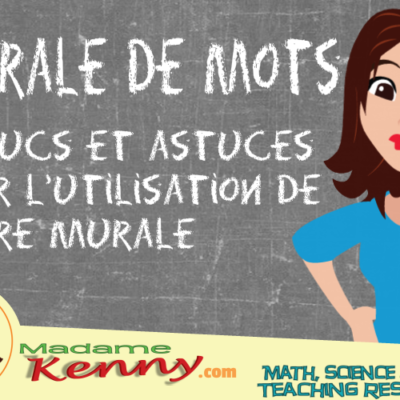 Le mur de mots – Word wall- La murale de mots