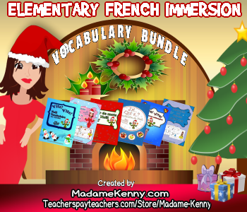 ELEMENTARY FRENCH IMMERSION VOCABULARY