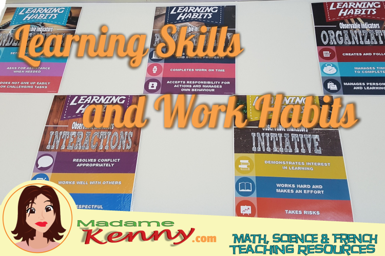 learning skills and work habits